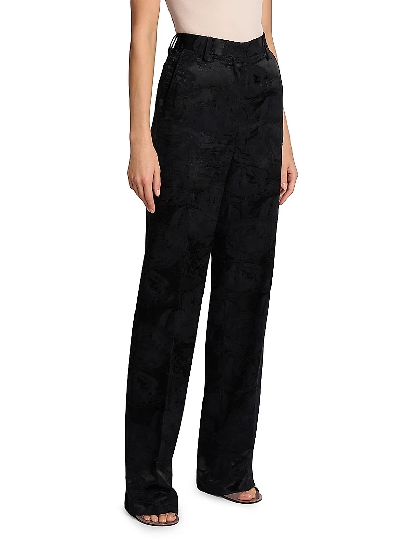 Pulla Floral Jacquard Pants