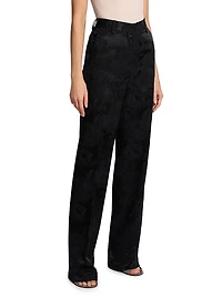 Pulla Floral Jacquard Pants