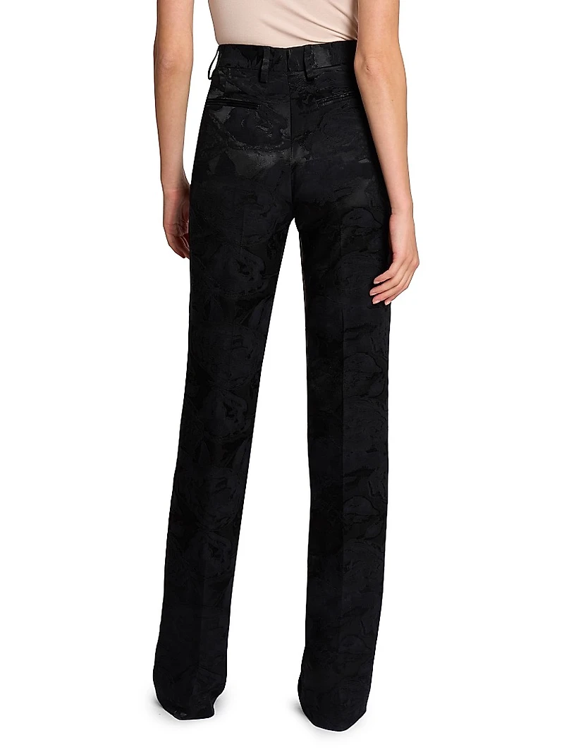 Pulla Floral Jacquard Pants