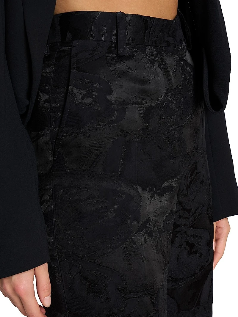 Pulla Floral Jacquard Pants