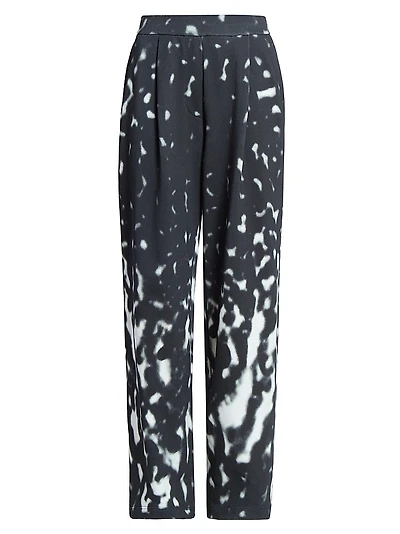 Hartia Printed Wide-Leg Pants