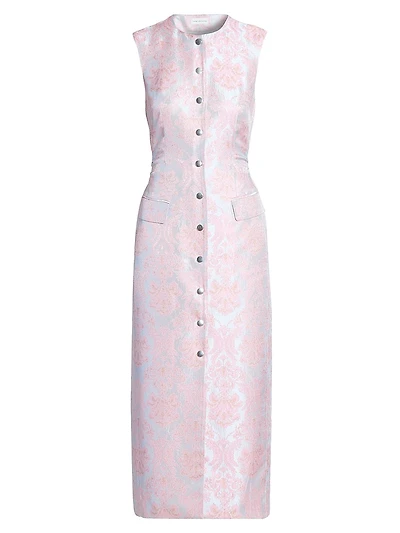 Dilby Floral Jacquard Column Dress