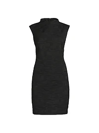 Geo Texture Jacquard Dress