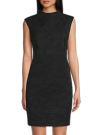 Geo Texture Jacquard Dress