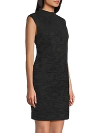 Geo Texture Jacquard Dress
