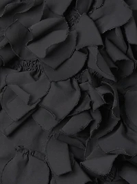 Tech Taffeta Cotton-Blend One-Shoulder Top