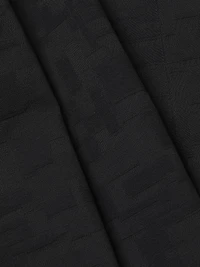 Jacquard Wide-Leg Crop Pants