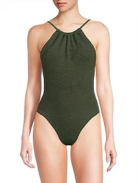 Portia V-Back One-Piece Swimsuit