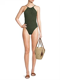 Portia V-Back One-Piece Swimsuit