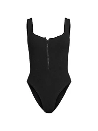 Dallas Plunge Back One-Piece Swimsuit