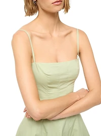 Wylie Stretch-Cotton Minidress