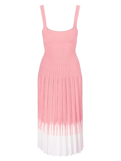 Ellison Ombré Scoopneck Midi-Dress