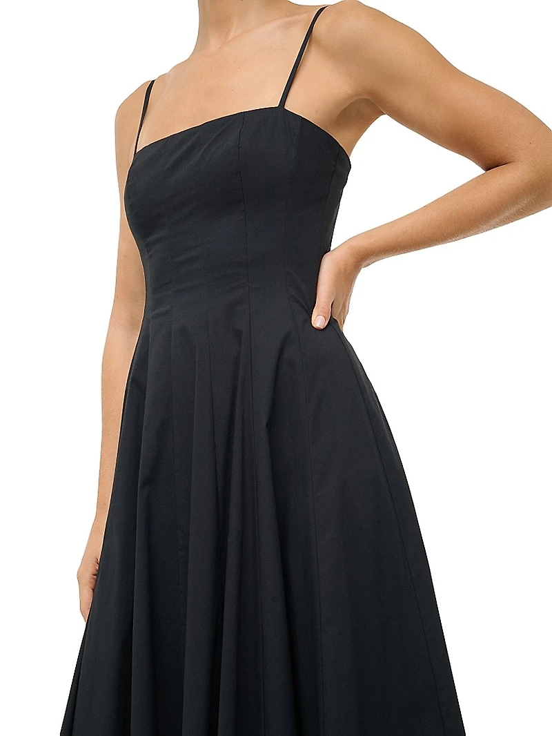 Wylie Cotton A-Line Midi-Dress
