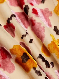 Albee Floral A-Line Sleeveless Maxi Dress