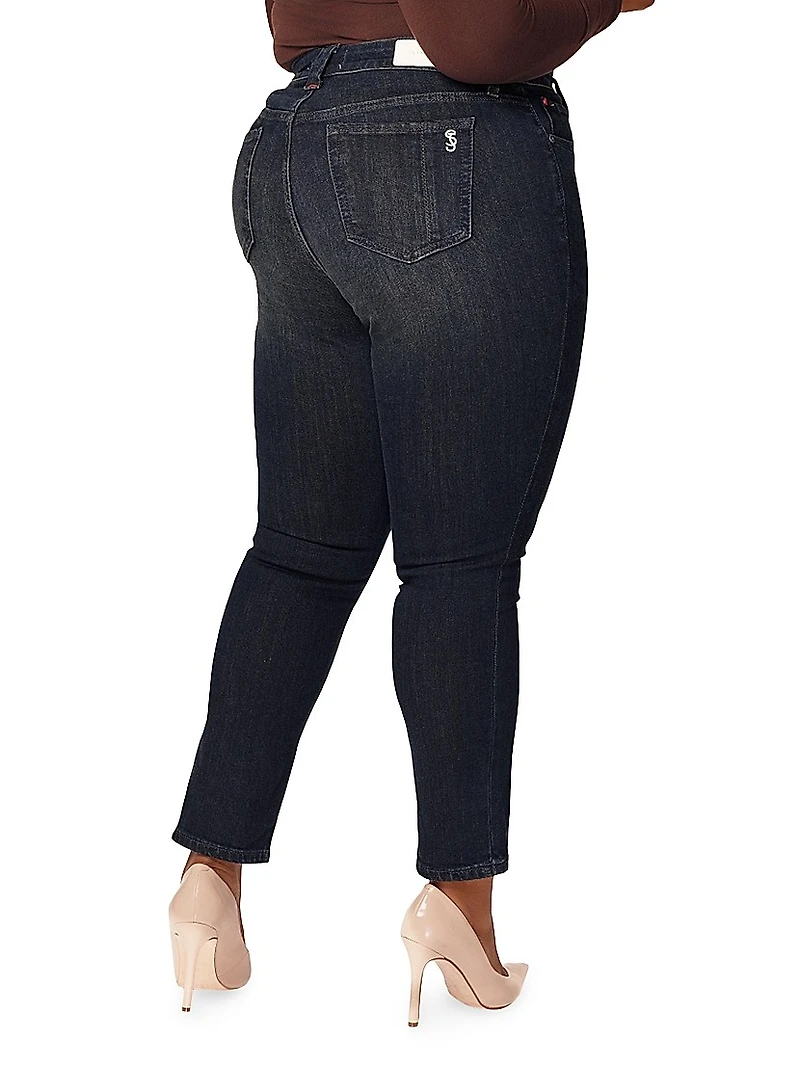 Plus Jasmine High-Rise Ankle-Length Skinny Jeans