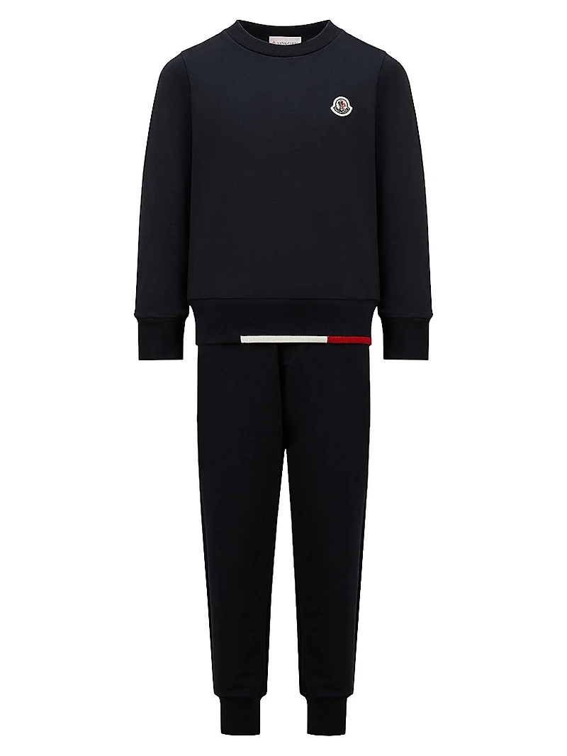 Little Boy's & Sweatsuit Set Cotton