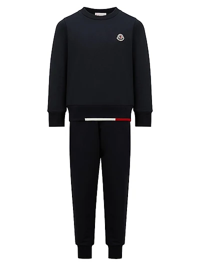 Little Boy's & Sweatsuit Set Cotton
