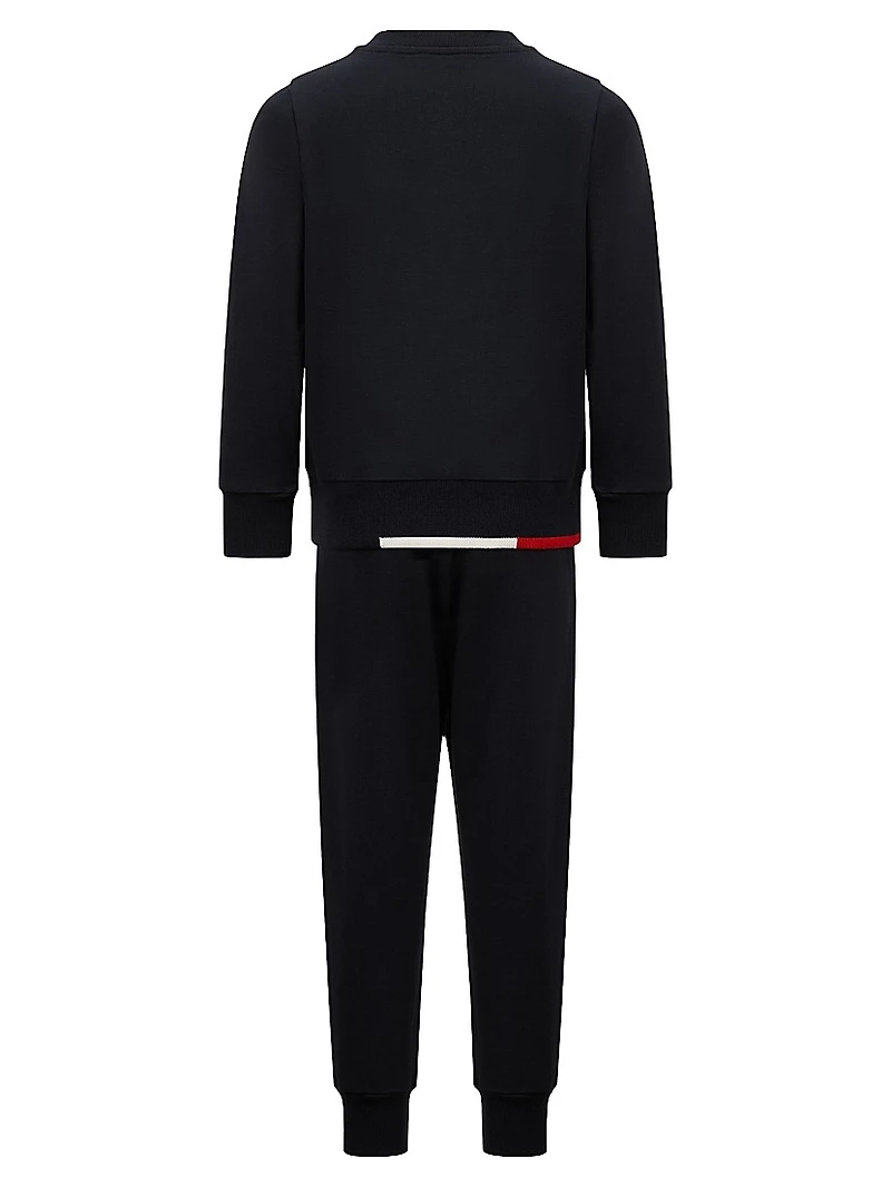 Little Boy's & Sweatsuit Set Cotton