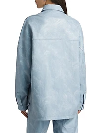 Sidonie Faux Leather Oversized Jacket
