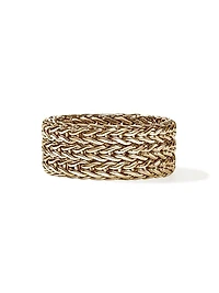 Icon Rata Chain 14K Yellow Gold Wide Band Ring