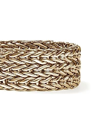 Icon Rata Chain 14K Yellow Gold Wide Band Ring