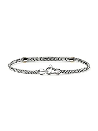 JH Essentials Sterling Silver, 14K Yellow Gold & 0.60 TCW Diamond Bracelet