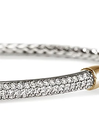 JH Essentials Sterling Silver, 14K Yellow Gold & 0.60 TCW Diamond Bracelet