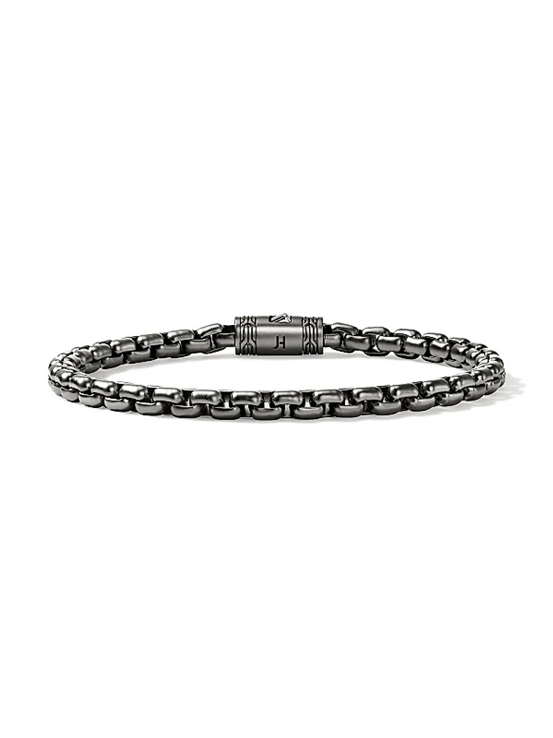 Sterling Silver Box-Chain Bracelet/4.8MM