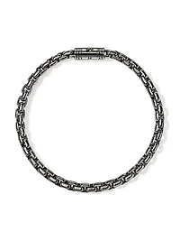 Sterling Silver Box-Chain Bracelet/4.8MM