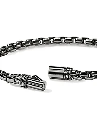 Sterling Silver Box-Chain Bracelet/4.8MM