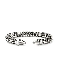 Spear Sterling Silver Flexible Cuff