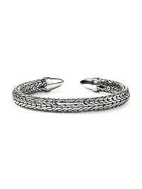 Spear Sterling Silver Flexible Cuff