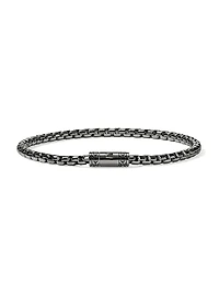 Sterling Silver Box Chain Bracelet/3.7MM