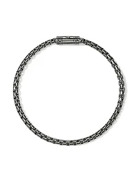 Sterling Silver Box Chain Bracelet/3.7MM
