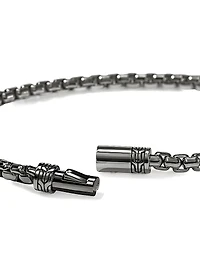 Sterling Silver Box Chain Bracelet/3.7MM