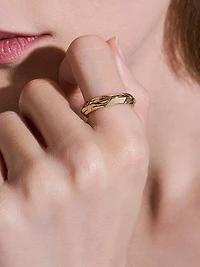 Icon 14K Yellow Gold Band