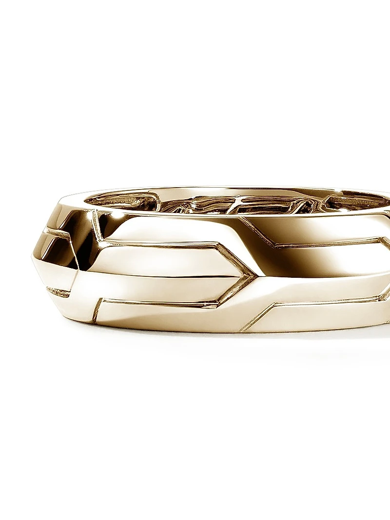 Icon 14K Yellow Gold Band
