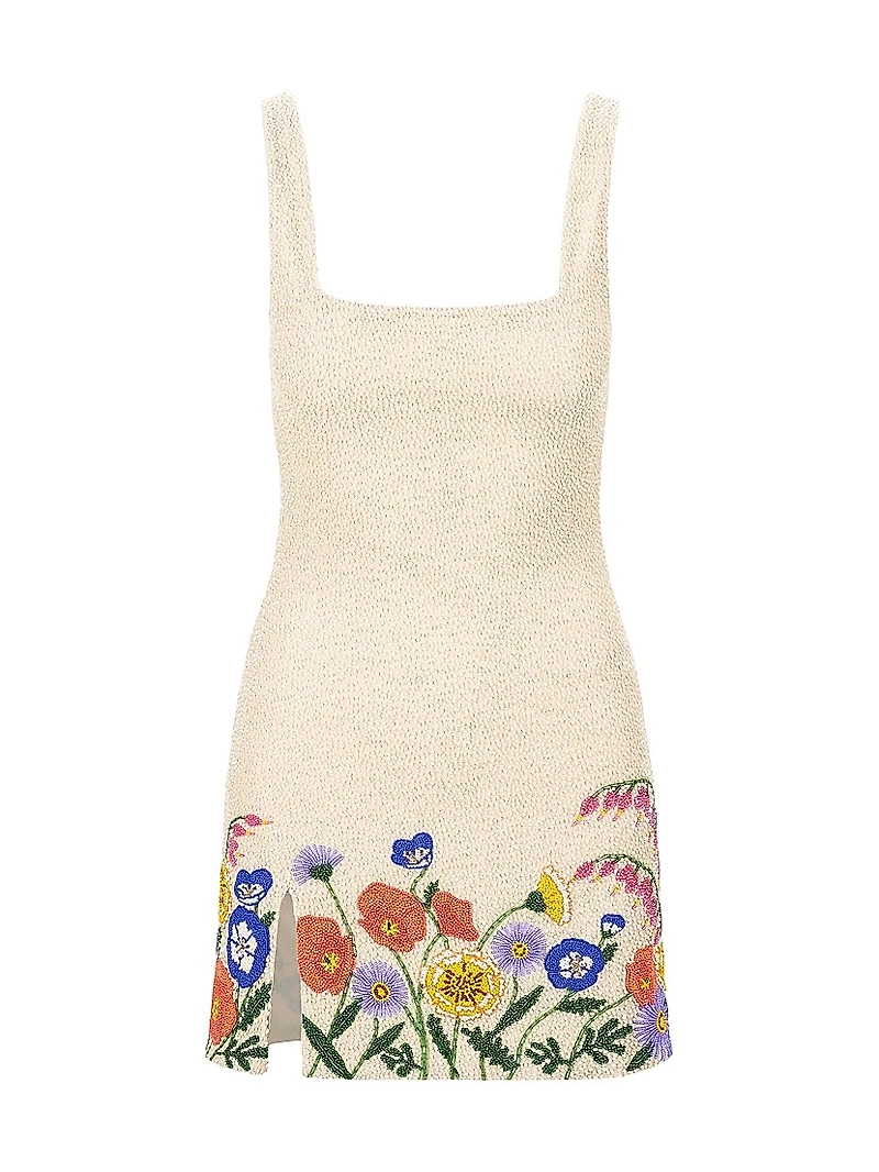 Le Sable Beaded Minidress