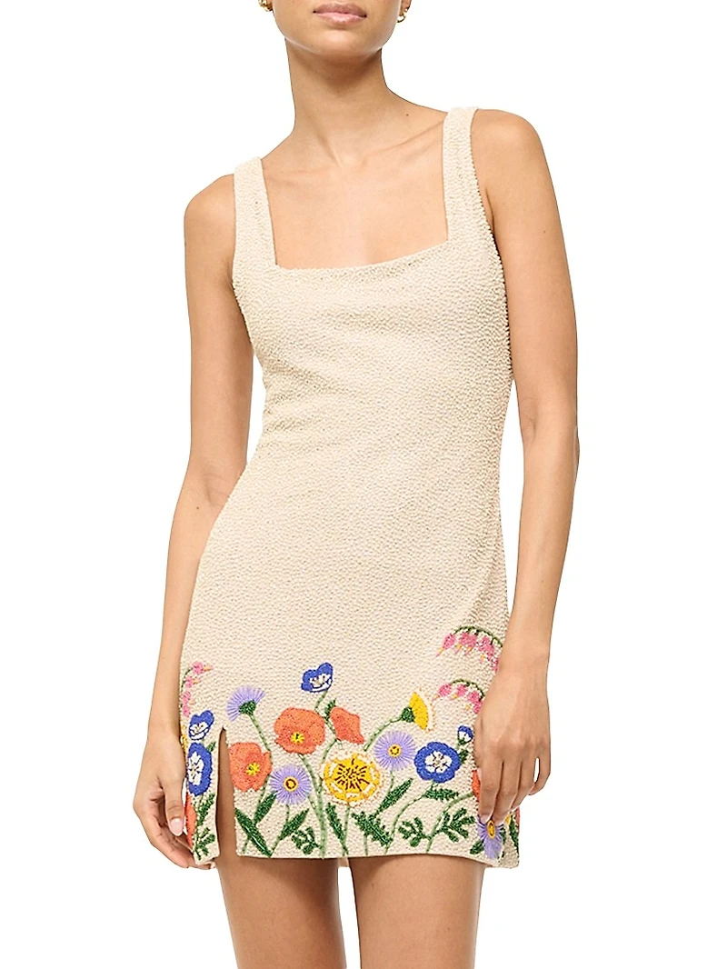 Le Sable Beaded Minidress