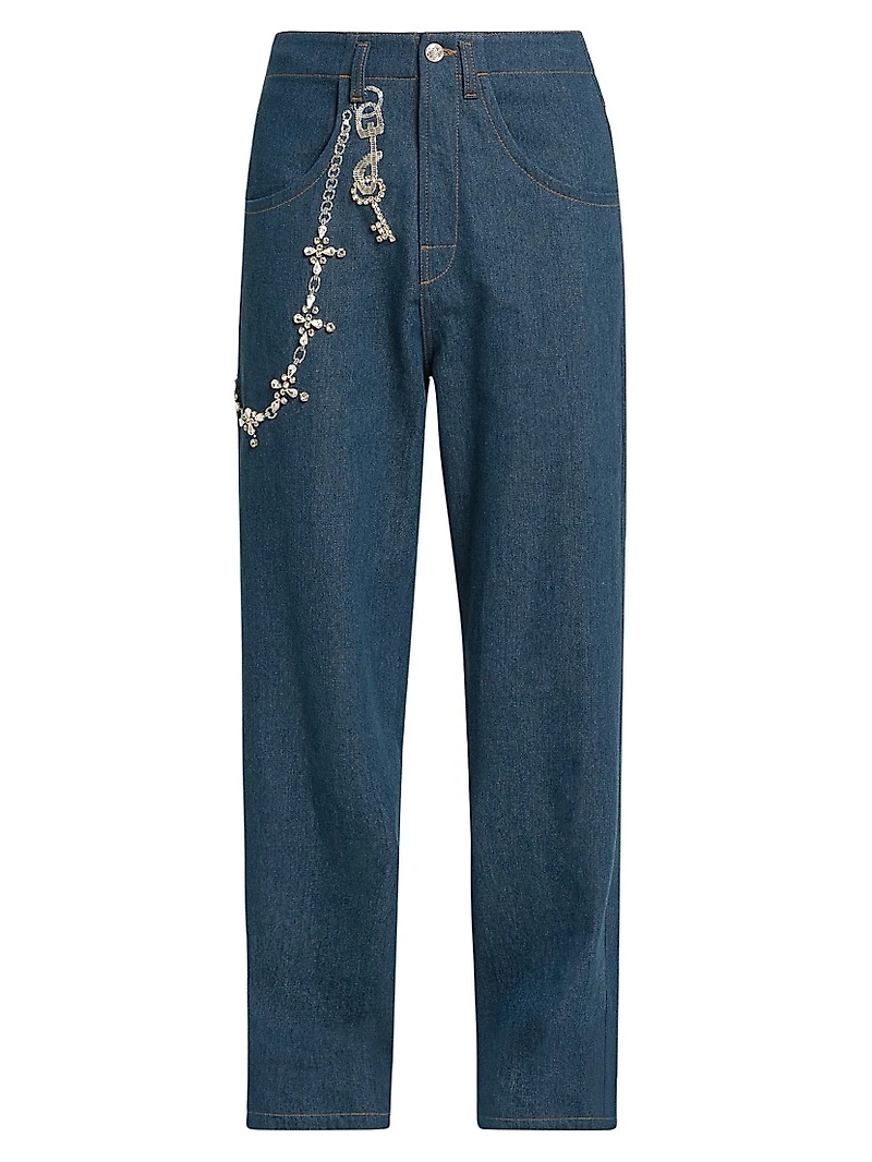Relaxed Trompe L'oeil Jeans