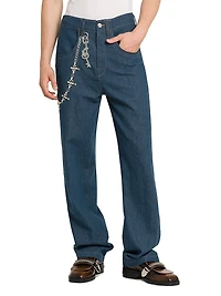 Relaxed Trompe L'oeil Jeans