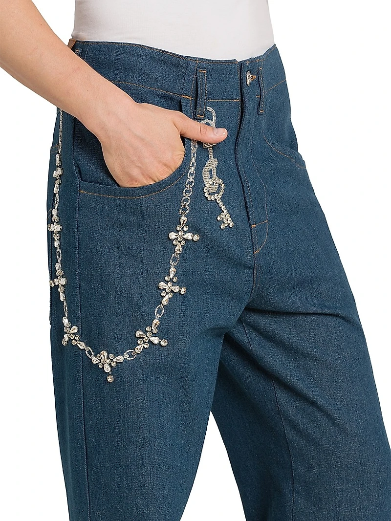 Relaxed Trompe L'oeil Jeans