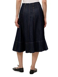 Gabrielle Denim Midi-Skirt