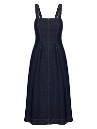 Gabrielle Denim Midi-Dress