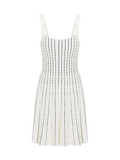 Dorothy Scallop Knit A-Line Minidress