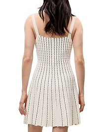 Dorothy Scallop Knit A-Line Minidress