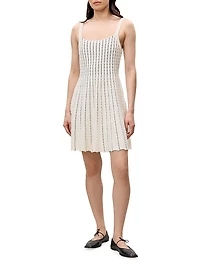 Dorothy Scallop Knit A-Line Minidress