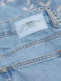 Betzy Broderie Anglaise Crop Jeans