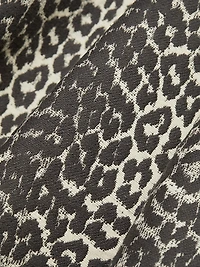 Leopard Cotton Tweed Minidress