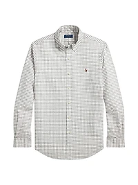 Classic-Fit Gingham Oxford Shirt